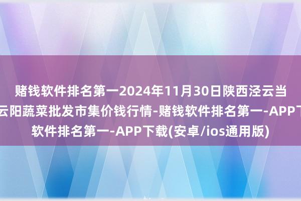 赌钱软件排名第一2024年11月30日陕西泾云当代农业股份有限公司云阳蔬菜批发市集价钱行情-赌钱软件排名第一-APP下载(安卓/ios通用版)